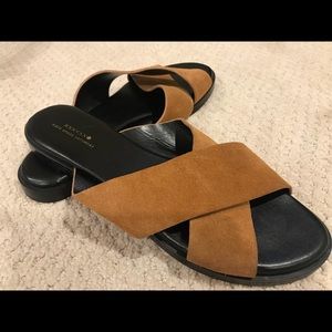 Suede and Leather Kate Spade Slides